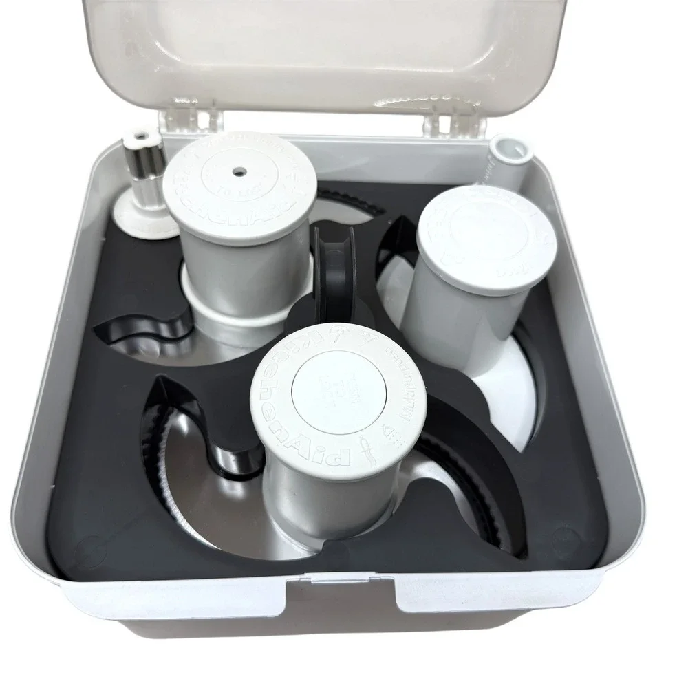 KitchenAid Food Processor Blade Storage Case Kit with Multipurpose & Dough